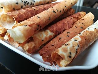 酥脆无比的蛋卷的做法步骤:13