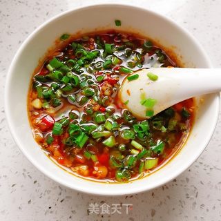 拌菠菜手擀面的做法步骤：20