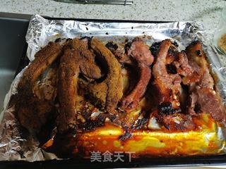 孜然烤排骨的做法步骤:7