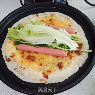 鸡蛋卷饼的做法步骤：8