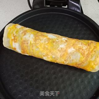 鸡蛋卷饼的做法步骤：9