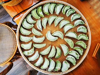 艾草青饺的做法步骤:12