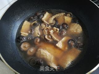 酥肉香菇豆皮汤的做法步骤:6
