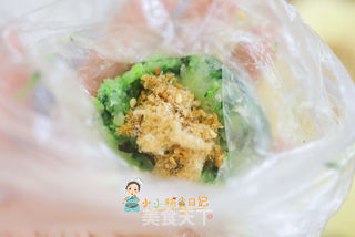 肉松夹心蔬菜丸子的做法步骤:6