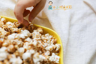 36个月以上辅食椰香红糖爆米花的做法步骤：7