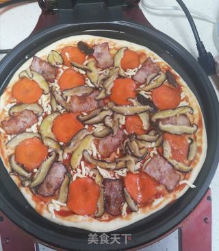 美味披萨~电饼铛版的做法步骤:7
