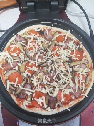 美味披萨~电饼铛版的做法步骤:8
