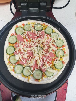 美味披萨~电饼铛版的做法步骤:9