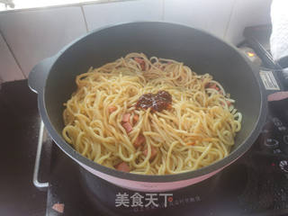 酱香炒面的做法步骤:9