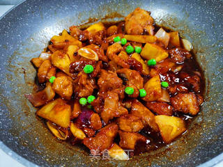 菠萝溜肉片的做法步骤:6