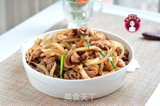 洋葱爆羊肉的做法步骤:9