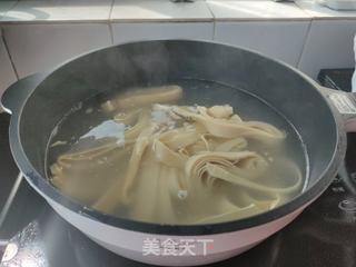 葱油豆腐皮的做法步骤：4