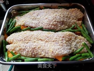 南瓜烤鱼片的做法步骤:15