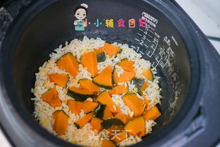 12个月以上南瓜焗饭的做法步骤:2