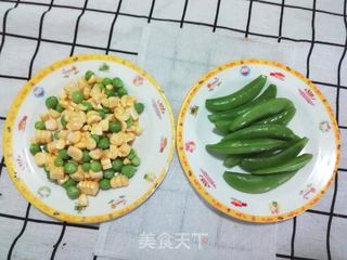 鸡胸肉甜豆沙拉的做法步骤:3