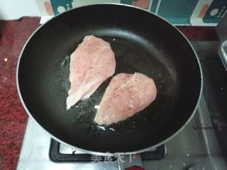 鸡胸肉甜豆沙拉的做法步骤:5