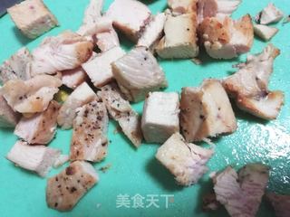 鸡胸肉甜豆沙拉的做法步骤：7