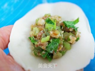 芹菜肉馅蒸饺的做法步骤：7