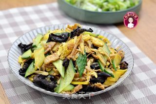 炒苜蓿肉的做法步骤:11