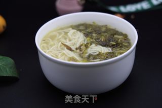 雪菜肉丝面的做法步骤：9