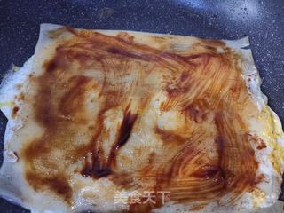 家庭版烤冷面的做法步骤:7