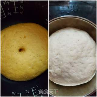 双色玫瑰花馒头的做法步骤:9