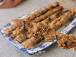 羊肉串的做法步骤:6