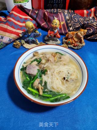 芋头米粉汤的做法步骤:13