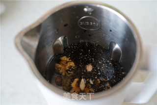 核桃花生芝麻浆的做法步骤:5