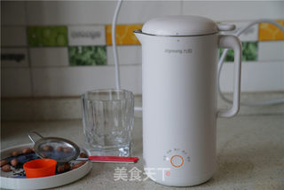 核桃花生芝麻浆的做法步骤:6