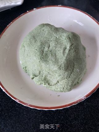 艾草青团的做法步骤:4