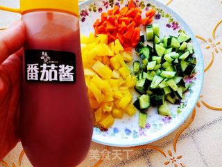 菠萝紫米饭团的做法步骤:4