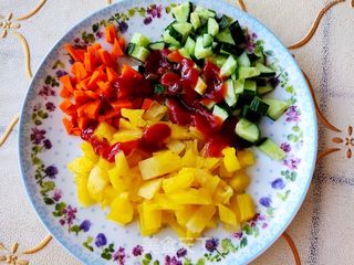 菠萝紫米饭团的做法步骤:6