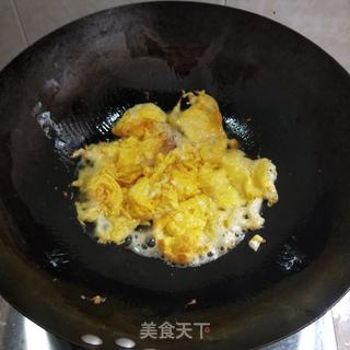 蒜苔炒鸡蛋的做法步骤:4