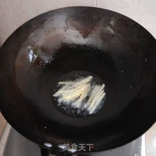 蒜苔炒鸡蛋的做法步骤:5