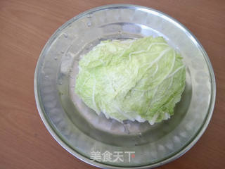 大白菜猪肉丸子汤的做法步骤:2