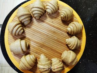 全麦牛角包馒头的做法步骤:14
