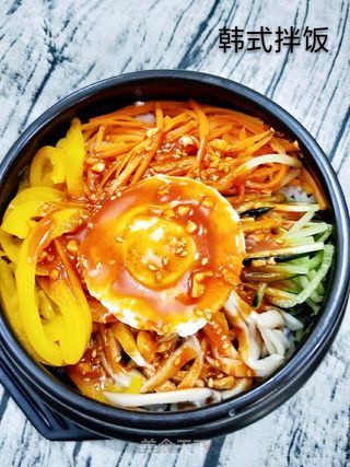韩式拌饭的做法步骤:13