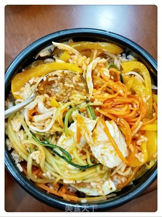 韩式拌饭的做法步骤:14
