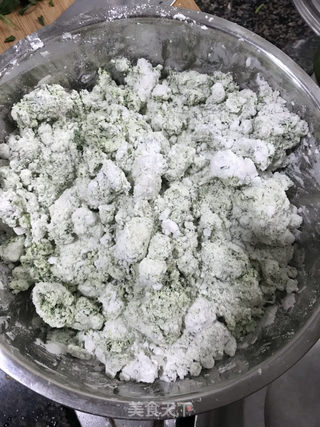 咸味青团的做法步骤：7