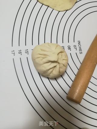 玫瑰绿豆馅豆包的做法步骤:8