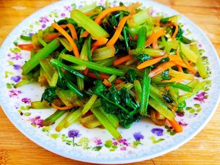 素炒香芹的做法步骤:9