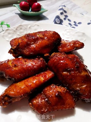蜜汁烤鸡翅的做法步骤:11