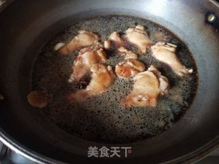 腐竹海参木耳烧翅根的做法步骤:8