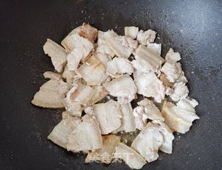 五花肉豆角焖面的做法步骤:4