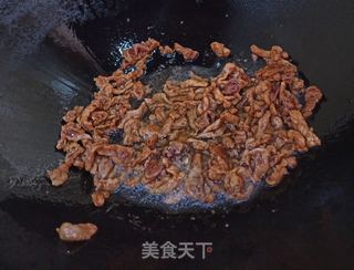 包菜肉丝拌面的做法步骤：2