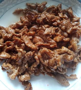 包菜肉丝拌面的做法步骤:3