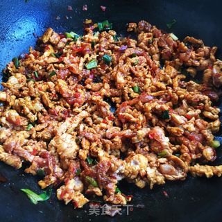 香辣肉臊子的做法步骤：4
