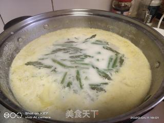 奶油芦笋汤的做法步骤:3