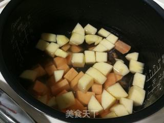 苹果红薯桂圆茶的做法步骤：3